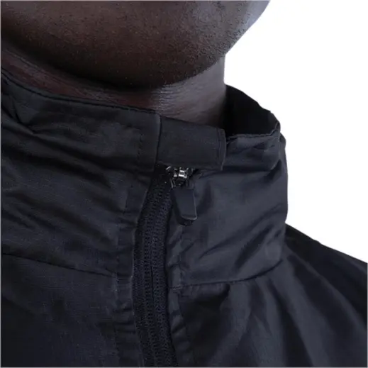 Canterbury Team Full Zip Rain Black Neck